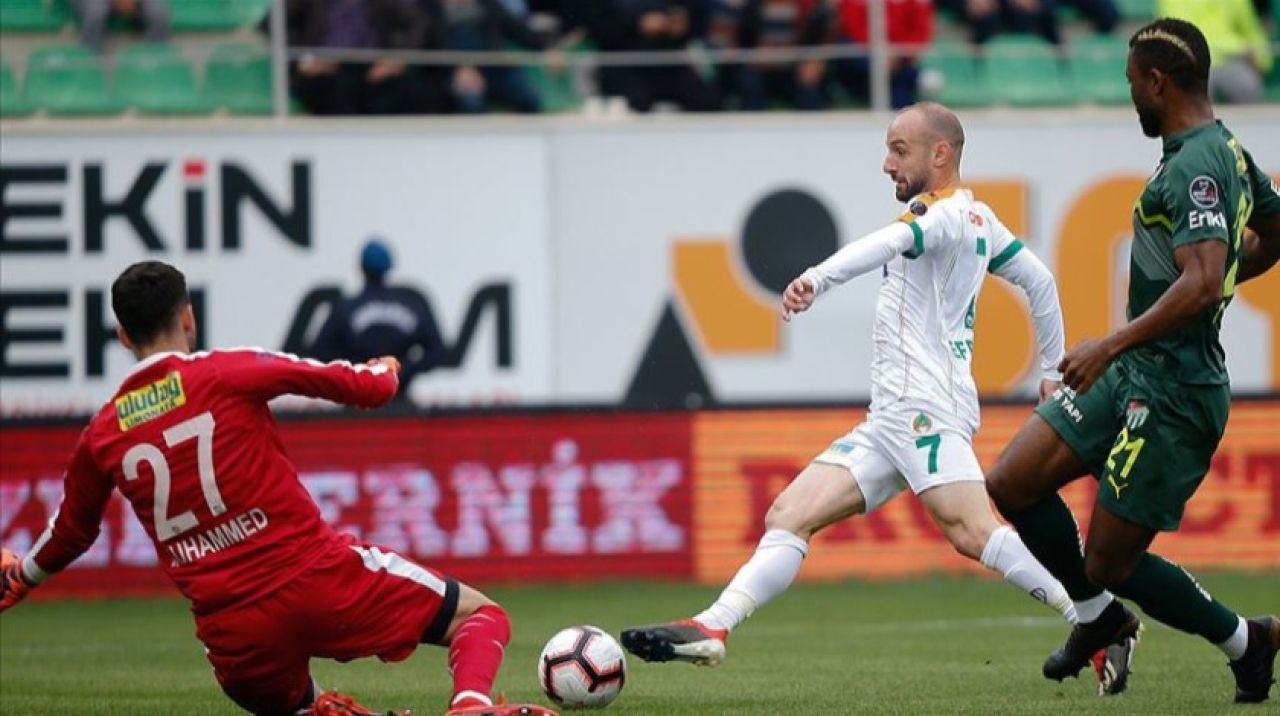 Bursaspor deplasmanda mağlup