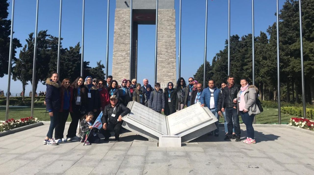 Çanakkale kafilesi Aliağa'ya döndü