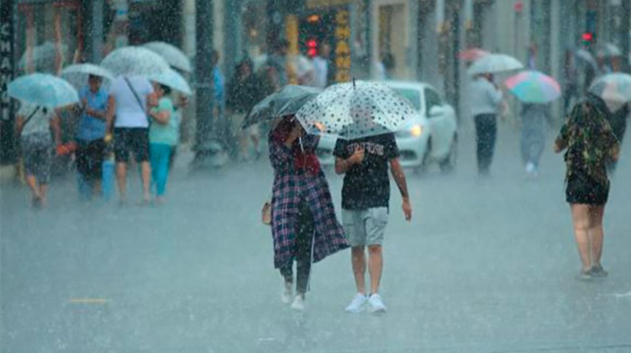 Dikkat! Meteoroloji'den kuvvetli yağış ve dolu uyarısı