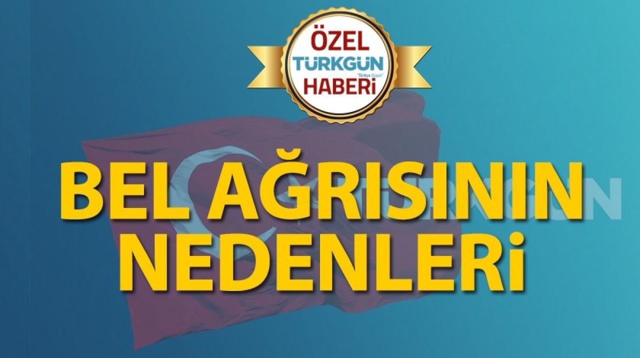 Bel ağrısının nedenleri