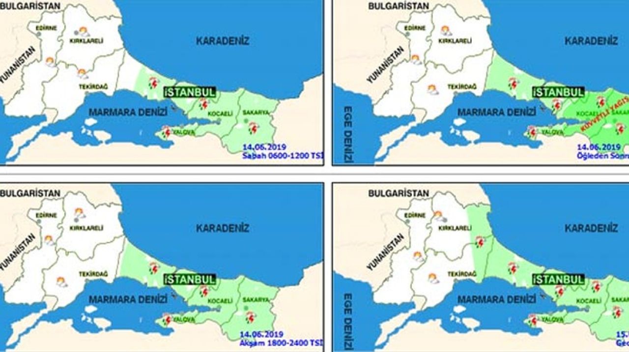 Meteorolojiden Marmara için kritik uyarı! Çok kuvvetli olacak