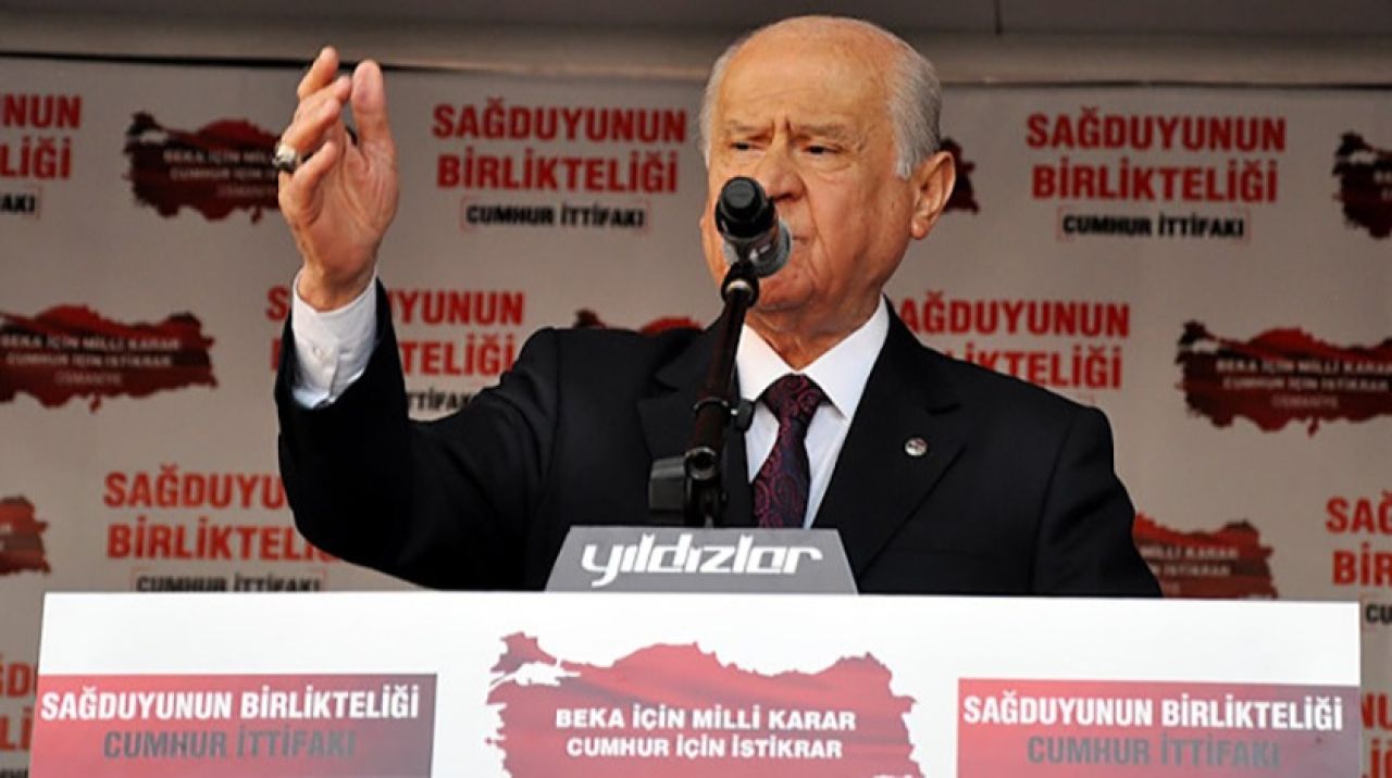 MHP Lideri Bahçeli: Kendi ikbalinin derdine düşen kimliksizler