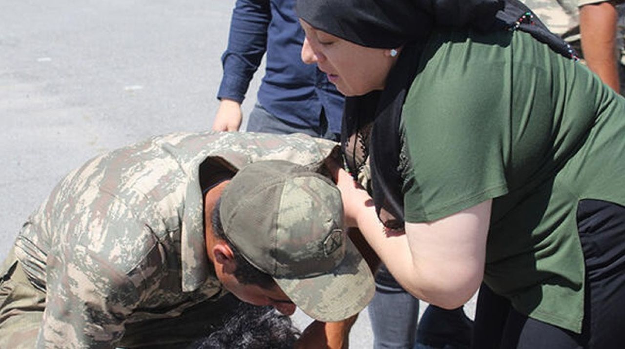 Yemin töreninde 'en duygusal' an