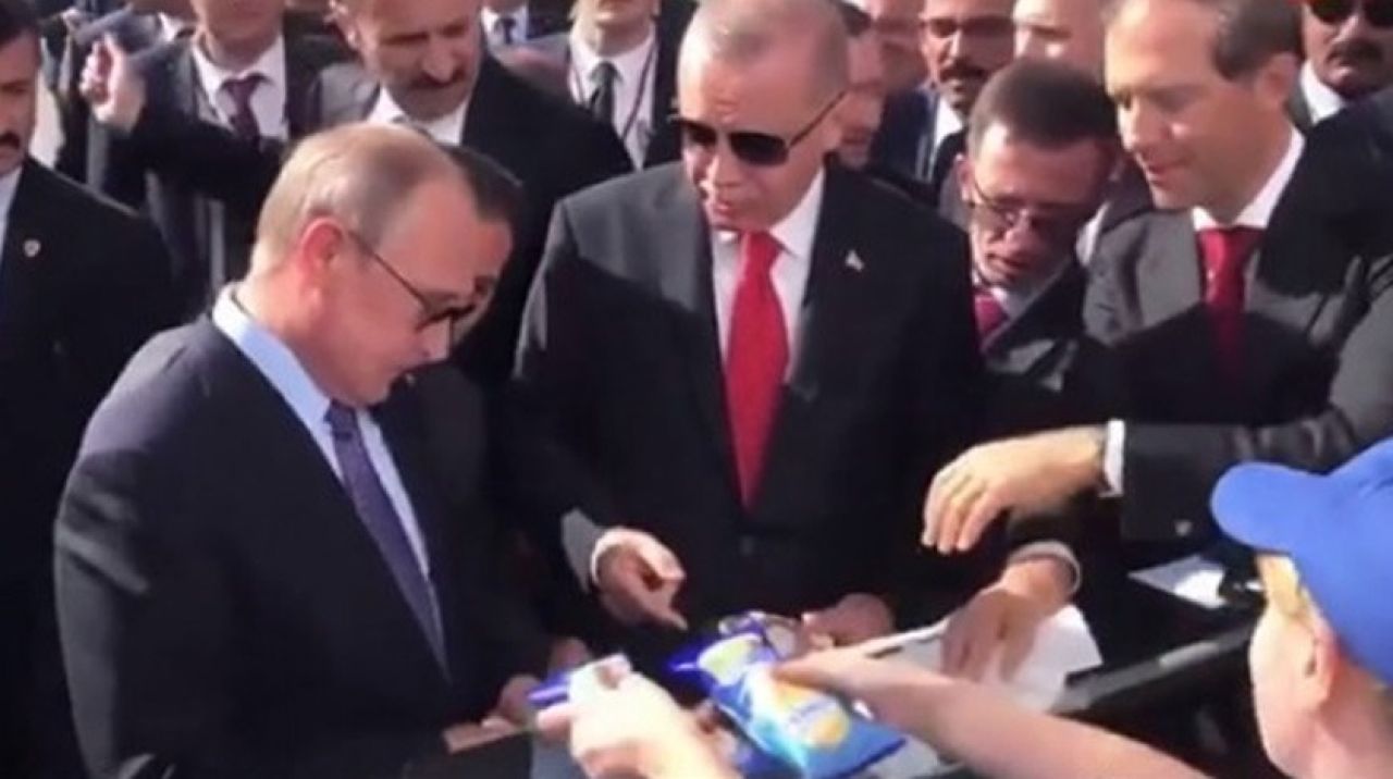 Erdoğan'la Putin arasında güldüren diyalog