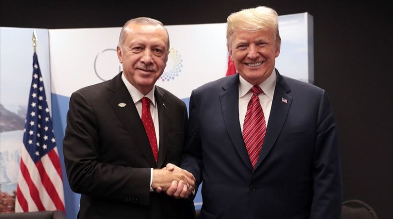 Erdoğan Trump'la görüştü