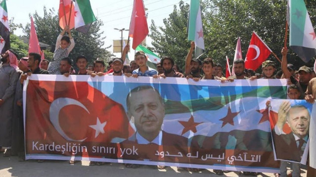 Afrin'de Türkiye'ye teşekkür