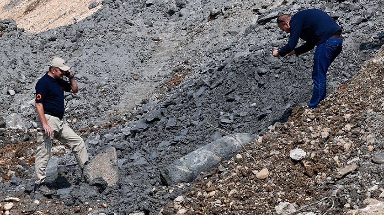 500 kilogramlık uçak bombası bulundu