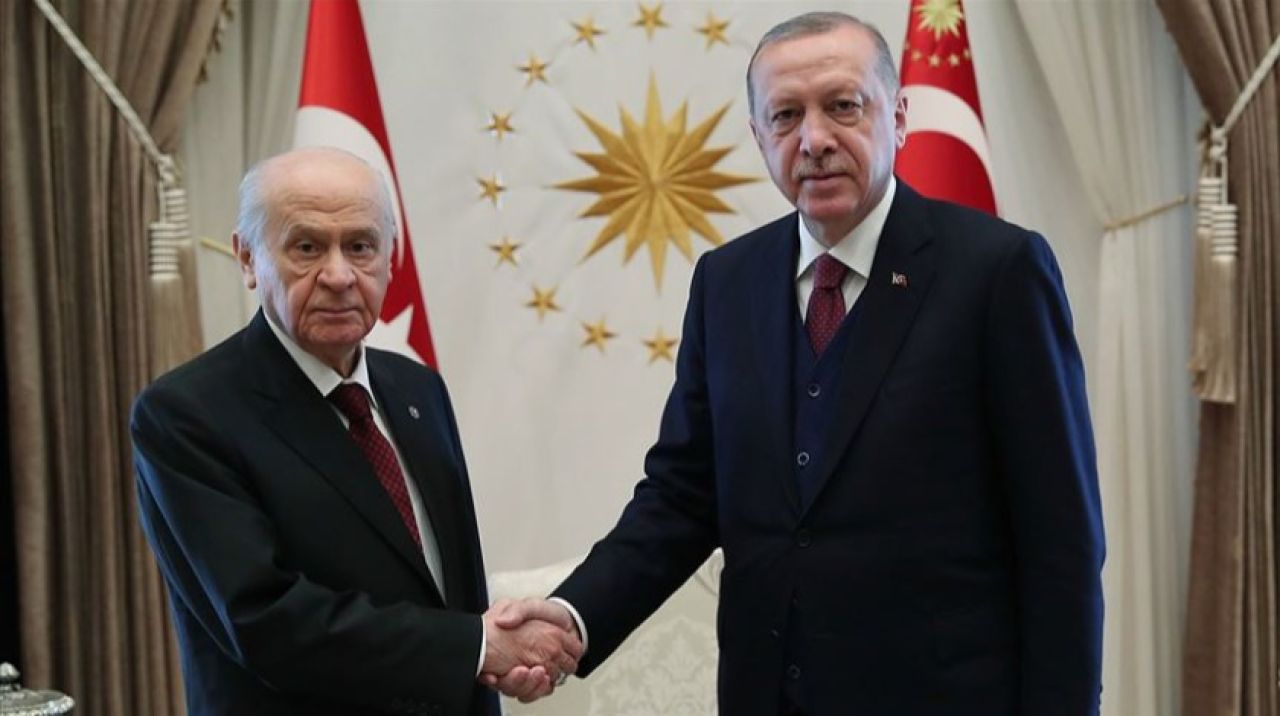 Erdoğan'dan MHP Lideri Bahçeli'ye ziyaret