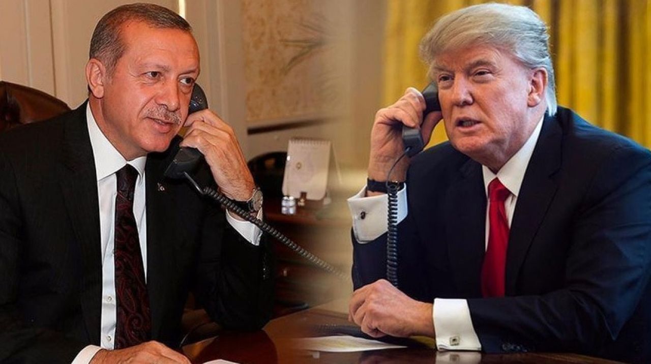 Erdoğan ile Trump telefonda görüştü