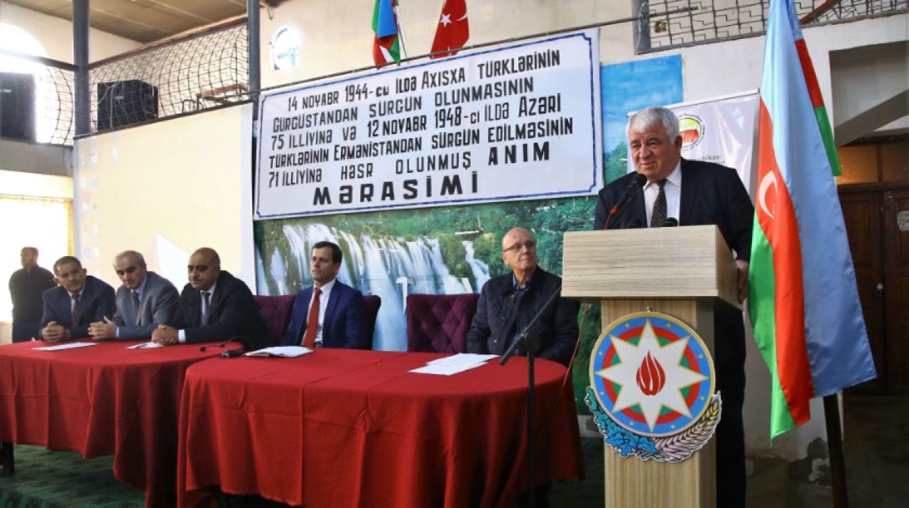 Azerbaycan’daki Ahıska Türkleri, sürgünün 75. yıldönümünü andı