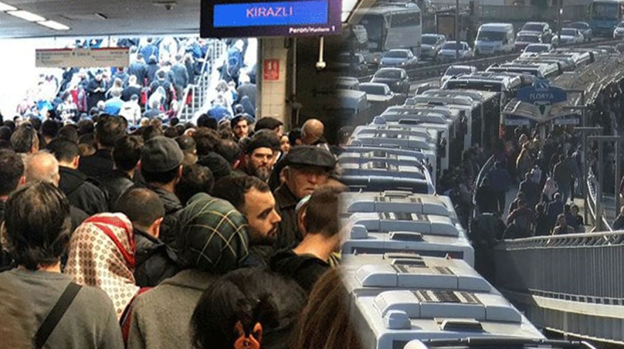 İstanbul'da ulaşım çilesi! Metrodan sonra şimdi de metrobüs