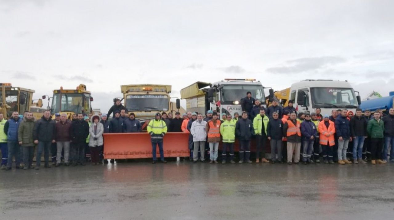 Silivri'de belediye ekipleri kışa hazır