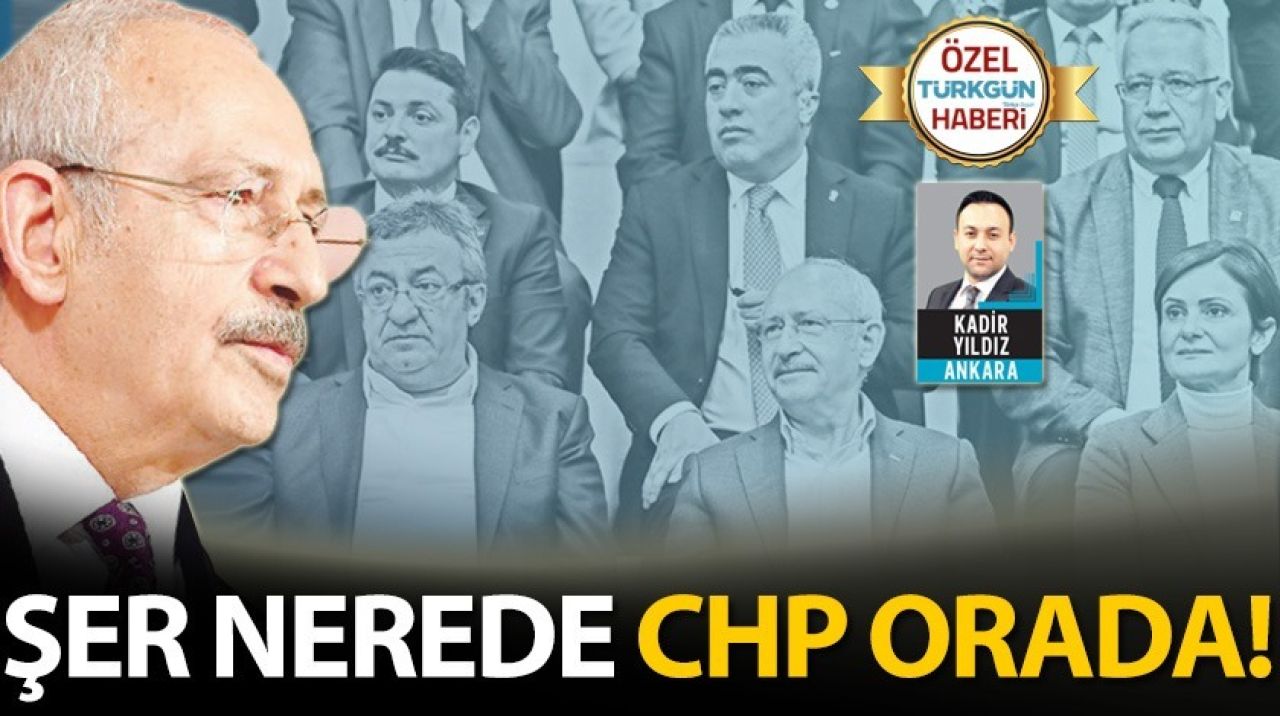 Şer nerede CHP orada