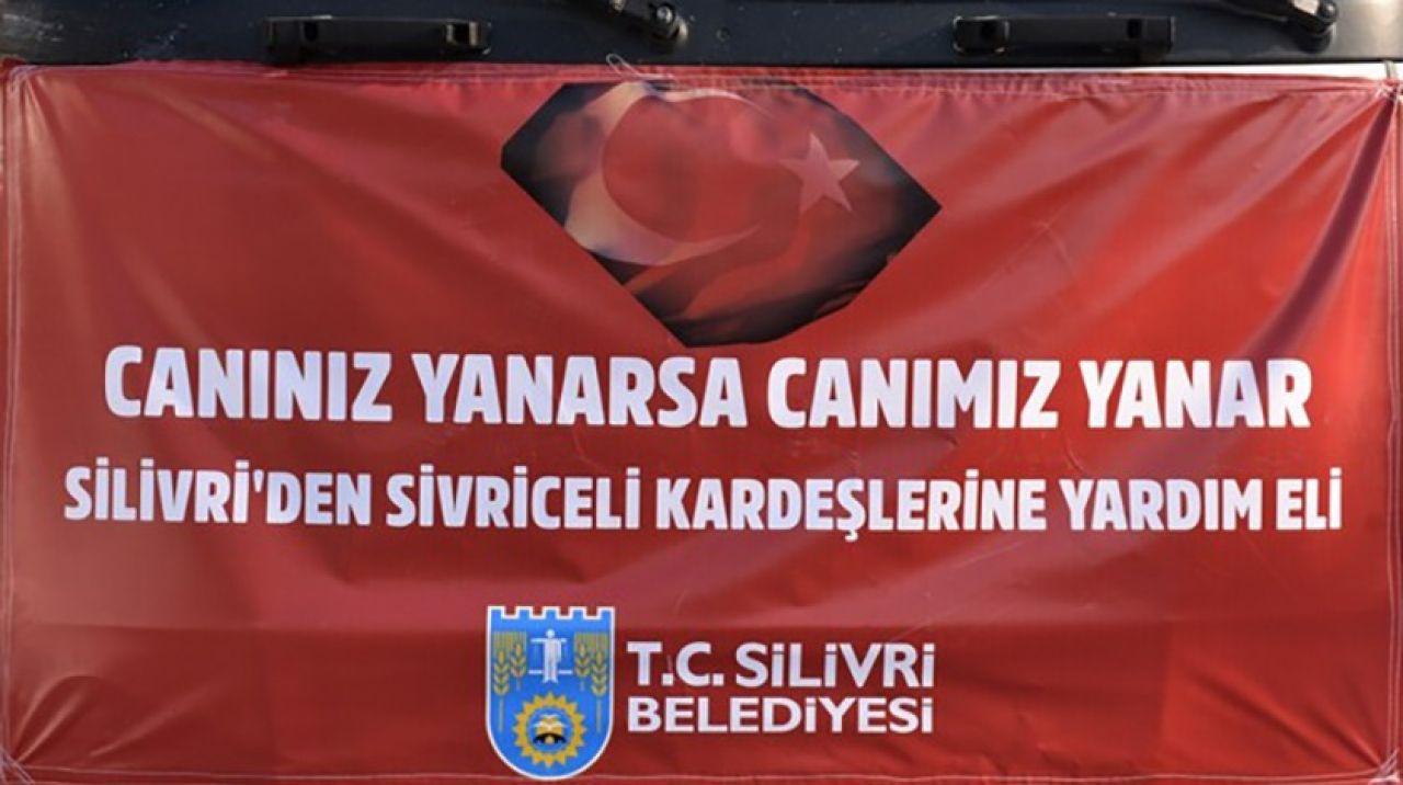 Silivri Belediyesinden Sivrice'ye yardım eli