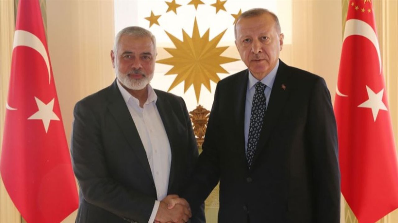 Cumhurbaşkanı Erdoğan Hamas lideri Heniyye'yi kabul etti