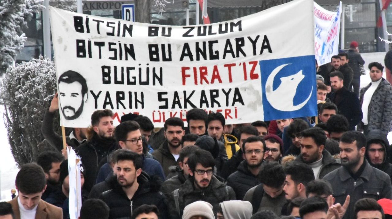 Sivas'ta, şehit Fırat Çakıroğlu için anma yürüyüşü