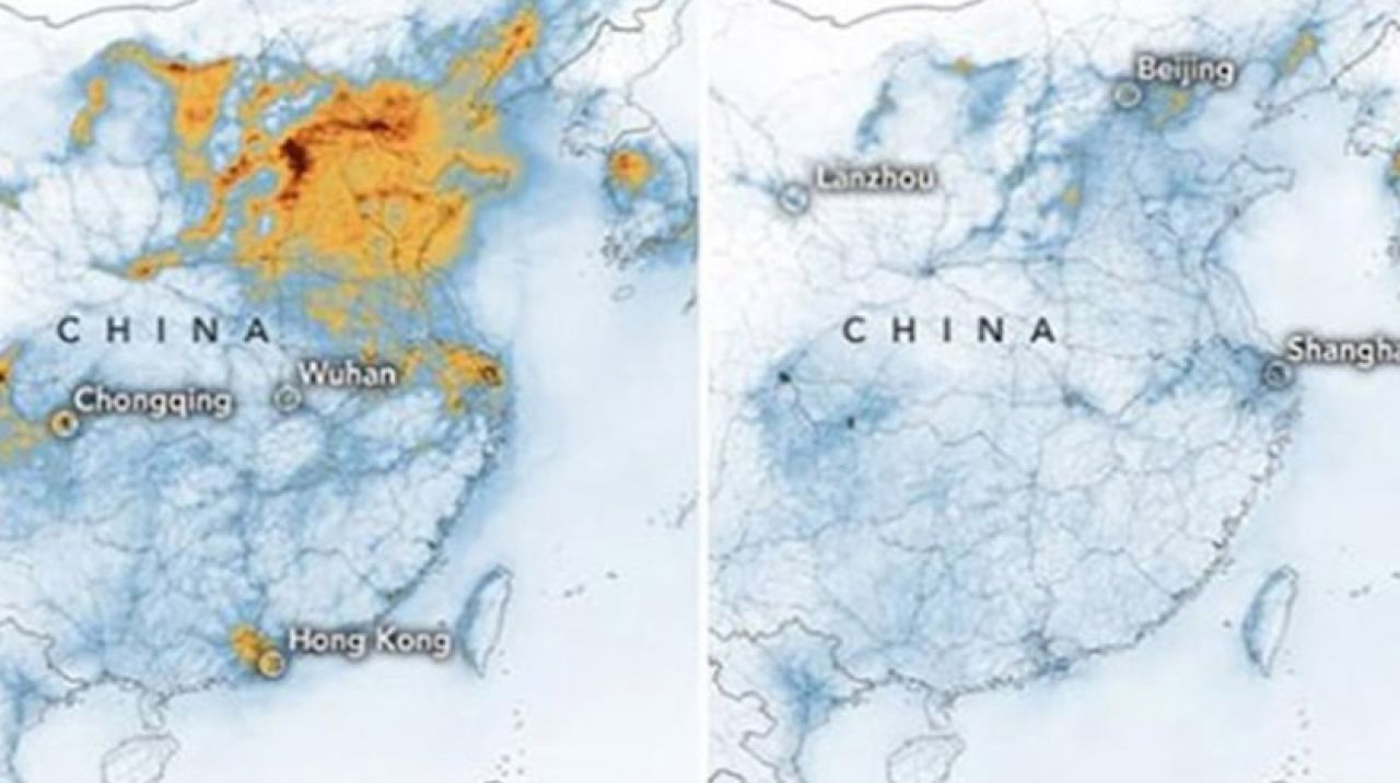 Korona salgını Çin'deki hava kirliliğini azalttı