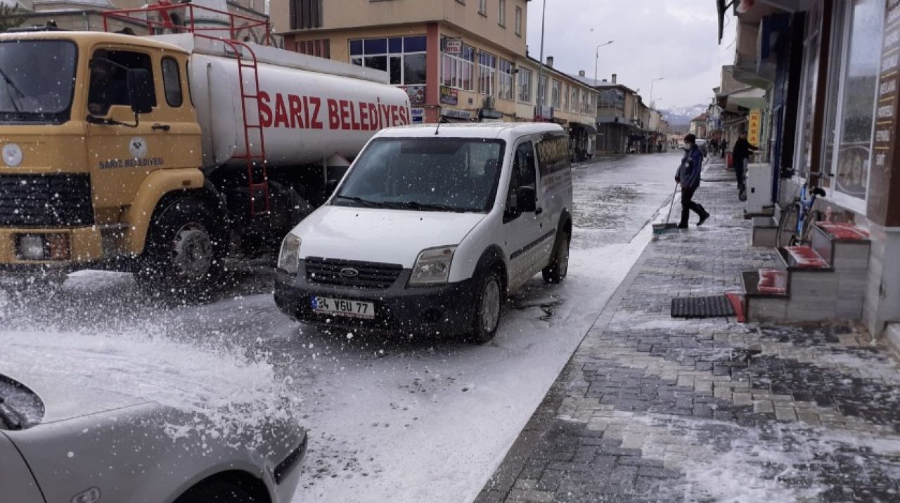 Sarız Belediyesinden 'Evde kal' çağrısı