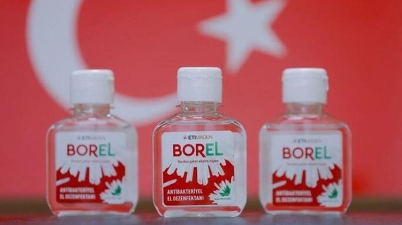 Borel dezenfektan satışa çıktı