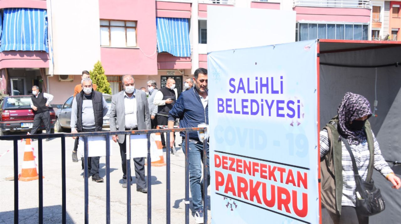 Salihli’de Dezenfeksiyon Parkuru hizmete girdi