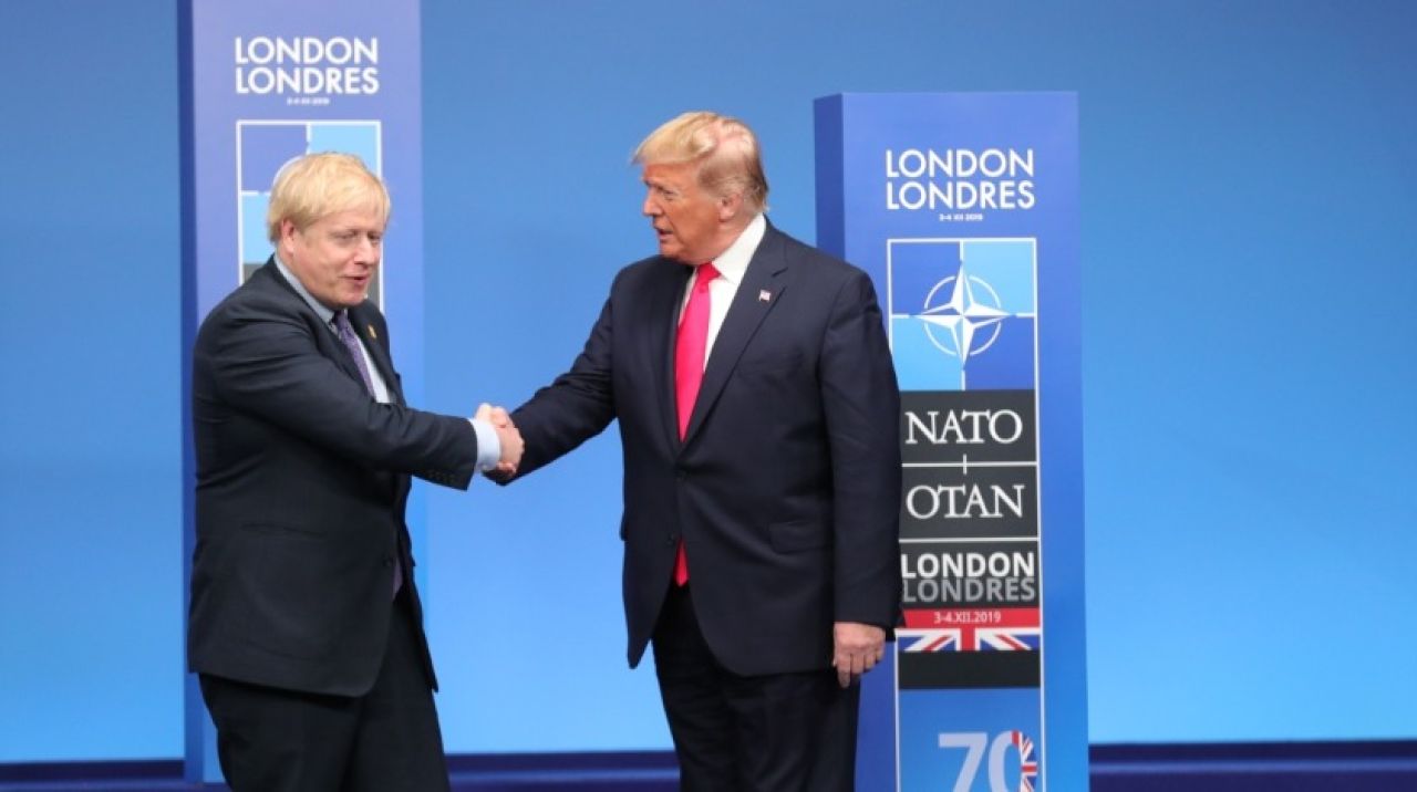 Johnson, Trump'la görüştü