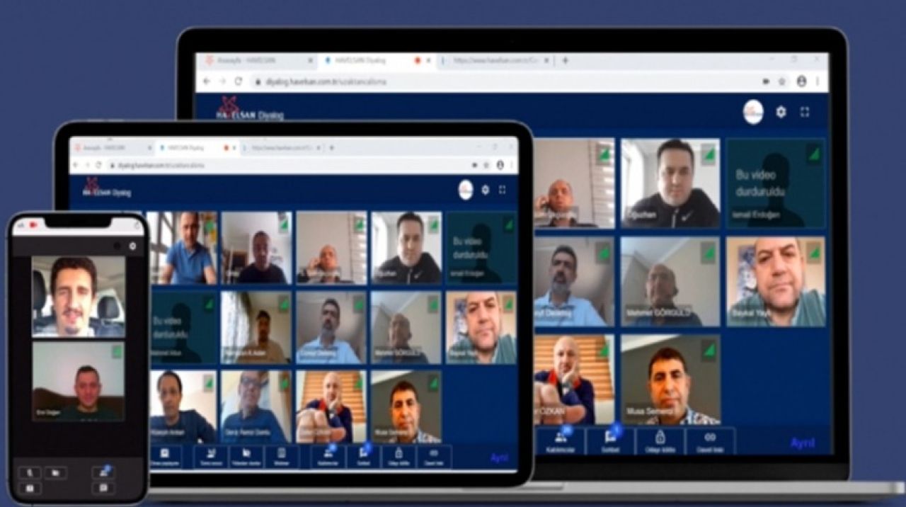 HAVELSAN'dan yerli video konferans programı: Diyalog