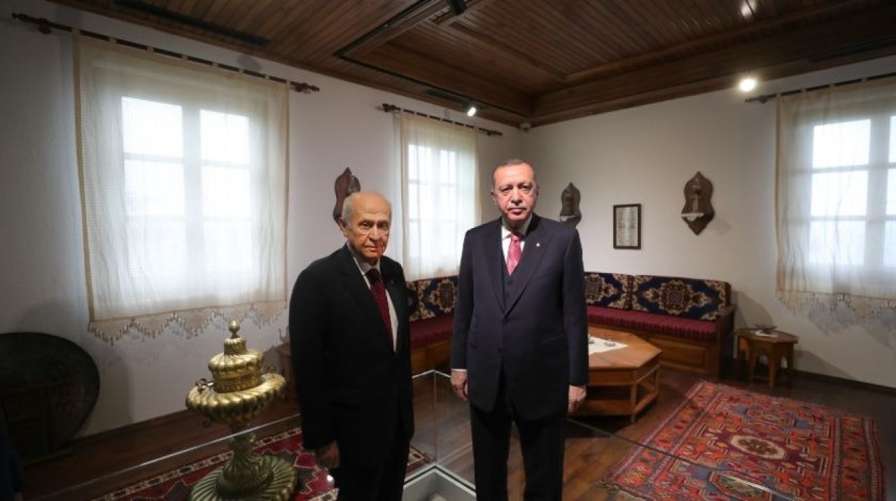 Erdoğan ve MHP Lideri Bahçeli Demokrasi ve Özgürlükler Adası'nda