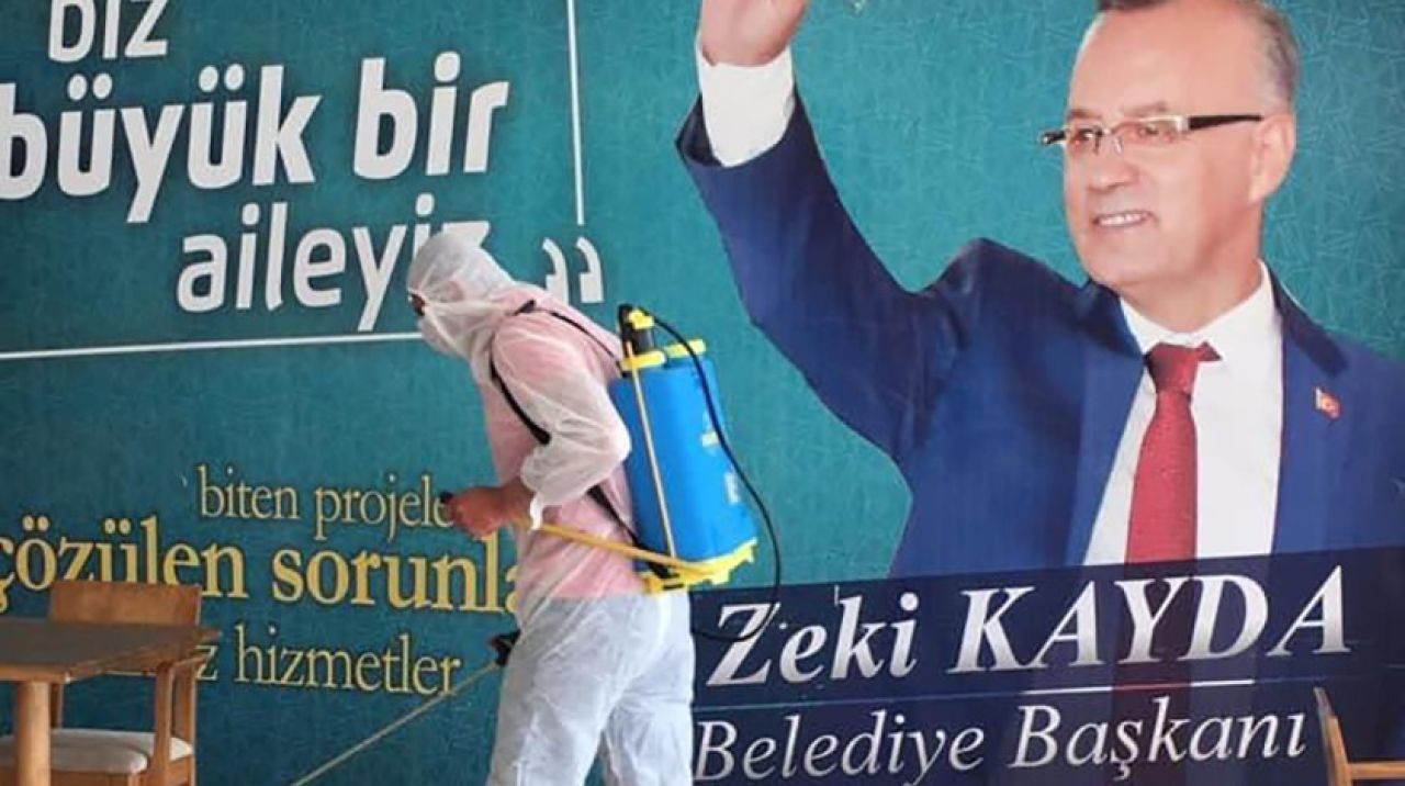 Gümüş Kafeterya Koronaya karşı dezenfekte edildi