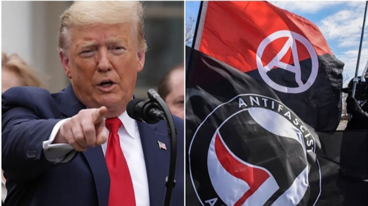 Trump'tan 'Antifa' için terörist ifadesi