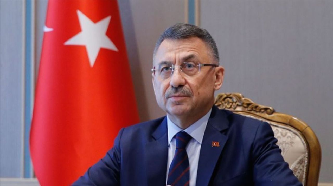 Fuat Oktay'dan şehit askerler için başsağlığı mesajı