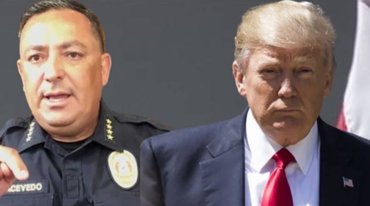 Polis şefinden Trump'a: "Yapıcı bir şeyin yoksa o zaman çeneni kapat!"