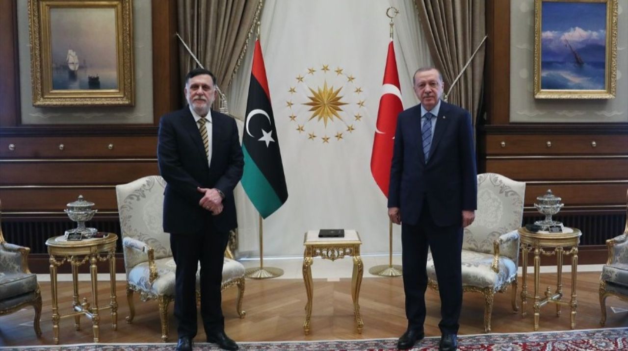 Cumhurbaşkanı Erdoğan Libya Başbakanı ile görüştü