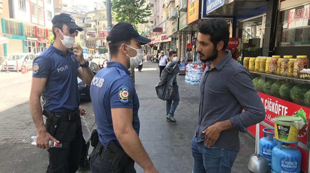 Diyarbakır'da maskesiz sokağa çıkma yasağı başladı