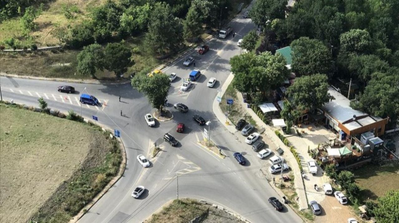 İstanbul'da helikopterle trafik denetimi