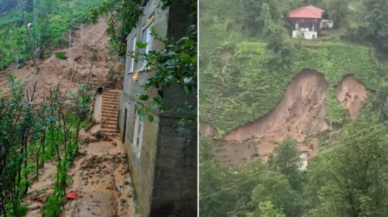 Rize'de selin hasarı gün ağırınca ortaya çıktı