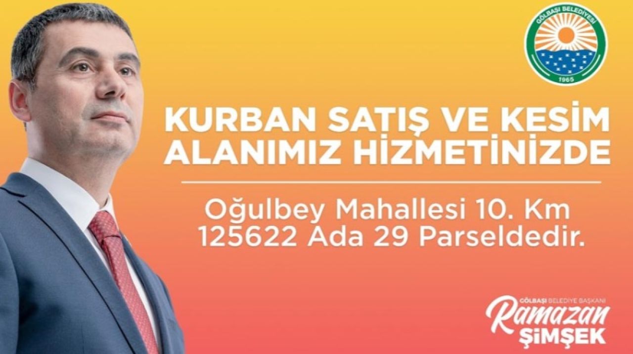 Gölbaşı Belediyesi Kurban Bayramı’na hazır