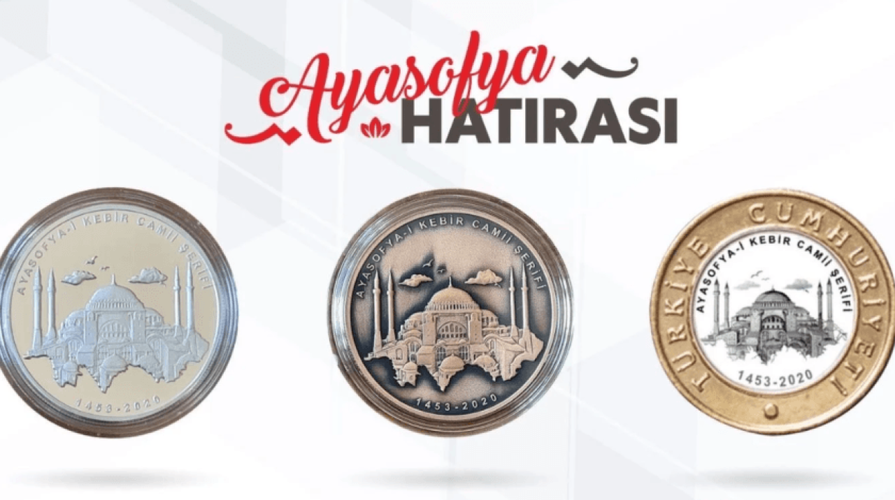 Ayasofya için hatıra parası