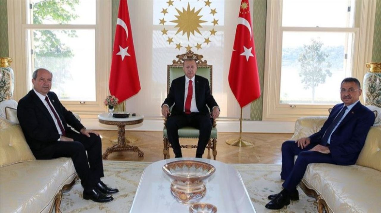 Erdoğan KKTC Başbakanı Tatar'ı kabul etti