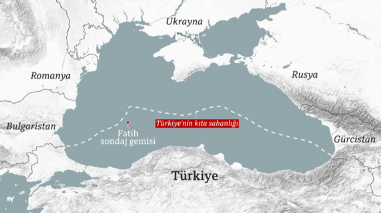 Bulunan doğalgaz Tuna Deltası, Karadeniz Ereğlisi açıklarında