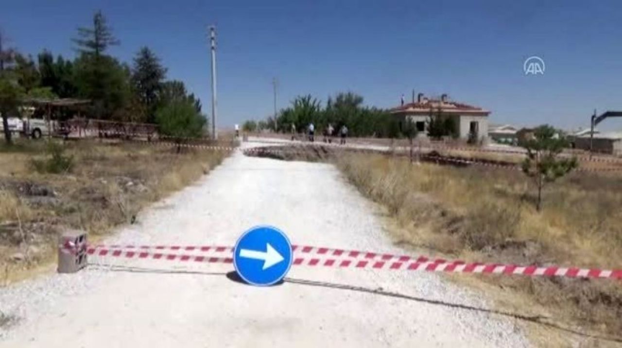 Yol ortasında oluştu, görenleri korkuttu