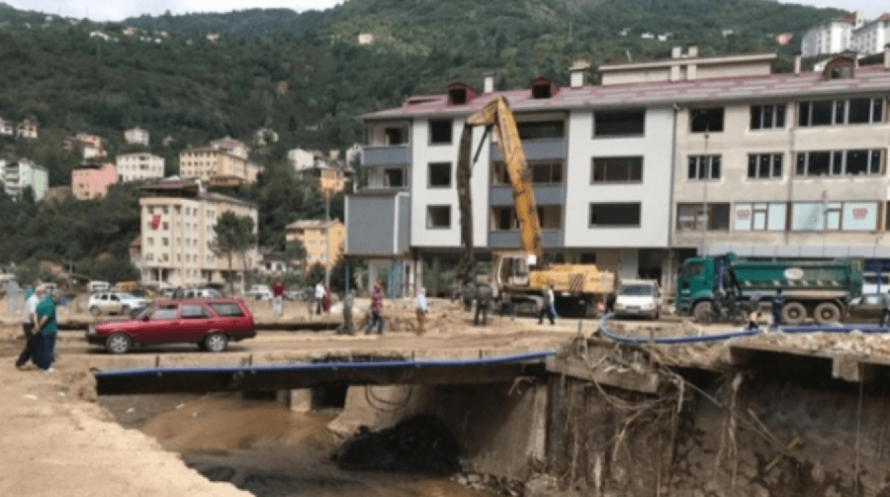 Giresun'da selden etkilenen afetzedelere  bir destek de OGM'den