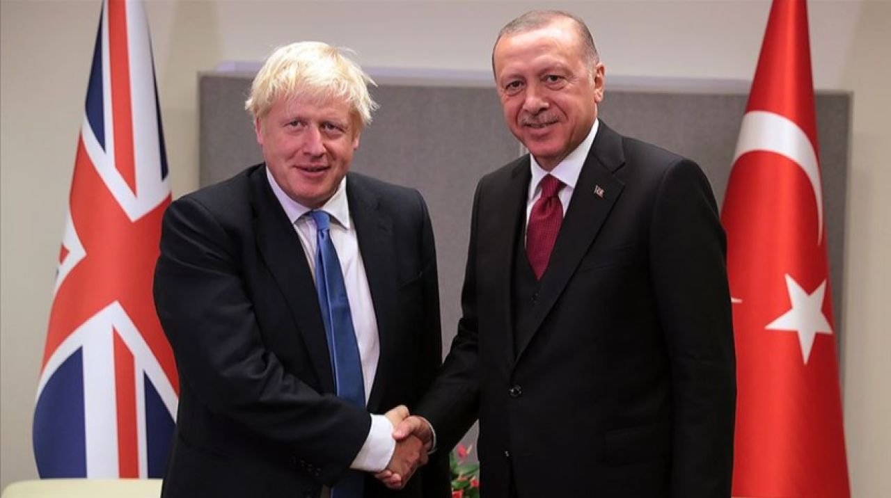 Erdoğan, Johnson ile görüştü