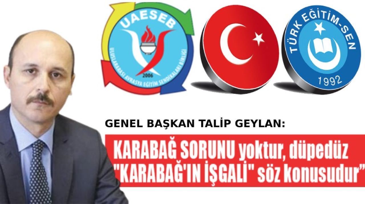 Uluslararası Avrasya Eğitim Sendikaları Birliğinden Aliyev'e destek