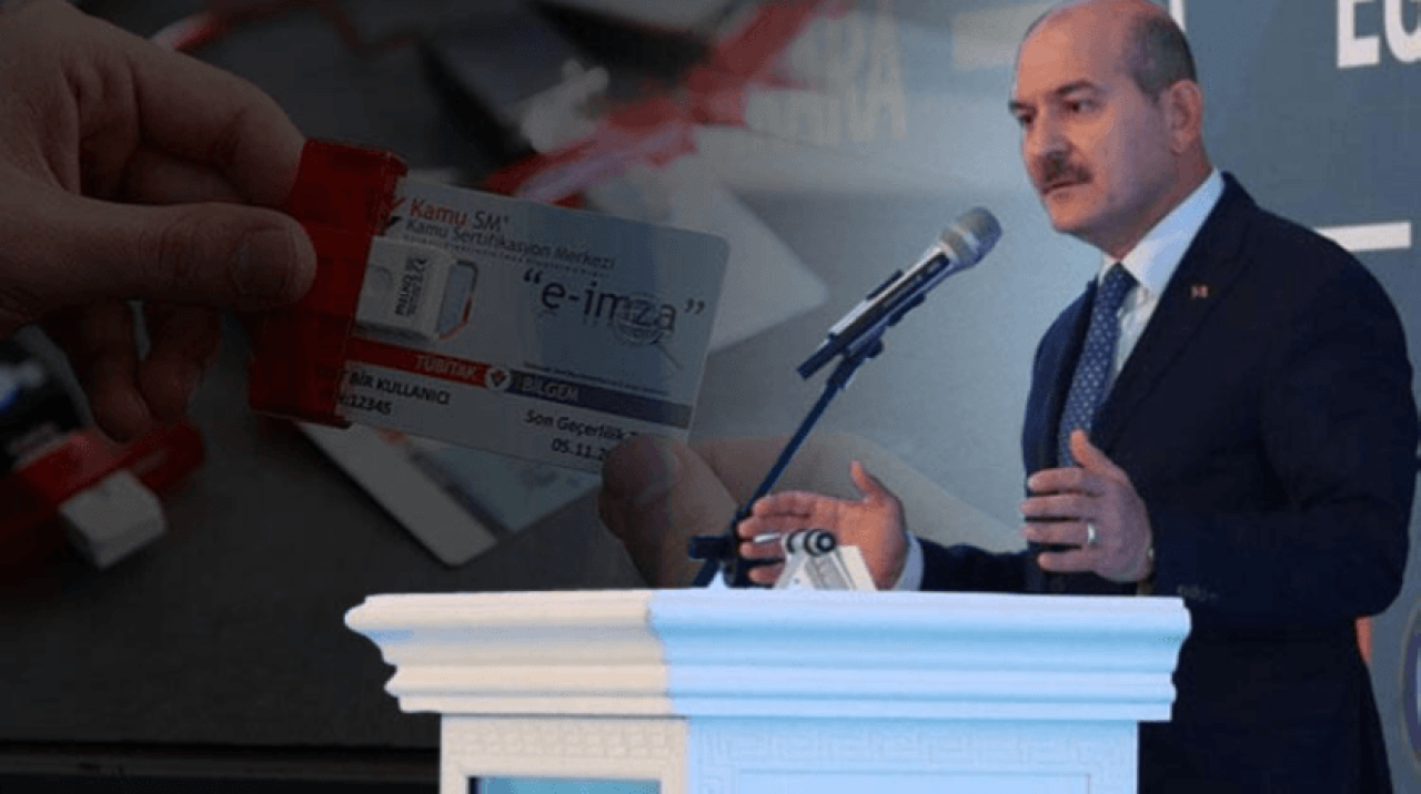 Bakan Soylu tarih verdi! E-imza ile ilgili önemli gelişme