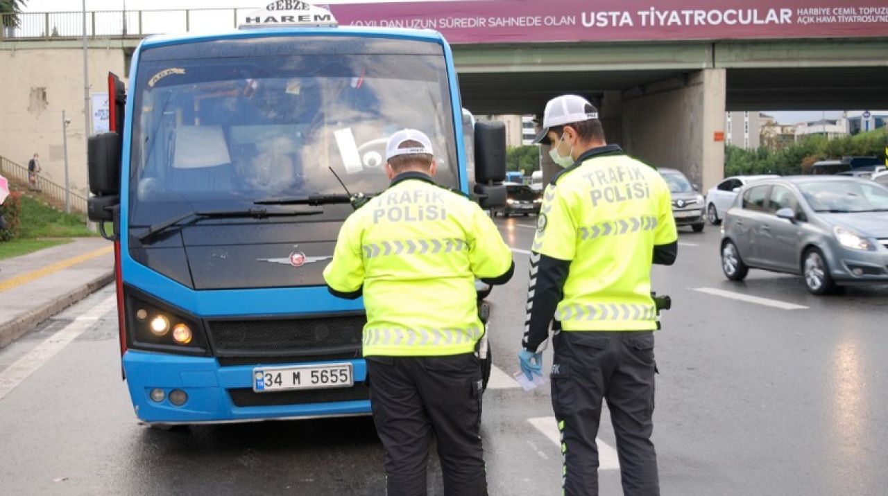 İstanbul'da toplu taşıma araçlarına denetim