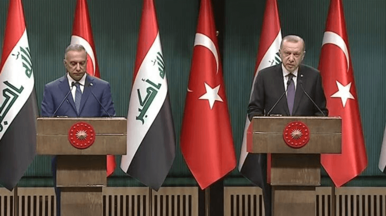 Erdoğan ve Irak Başbakanı Kazımi'den ortak mesaj: Teröre asla yer yok