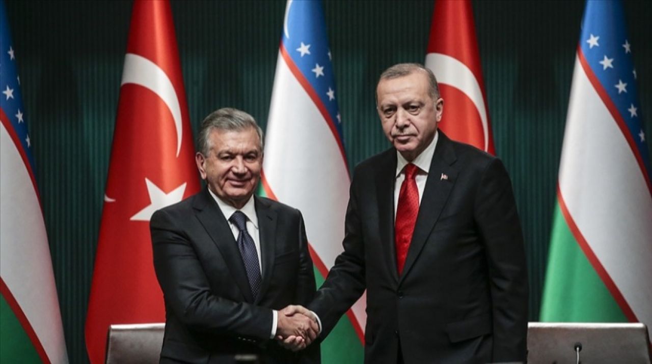 Erdoğan, Mirziyoyev ile telefonda görüştü