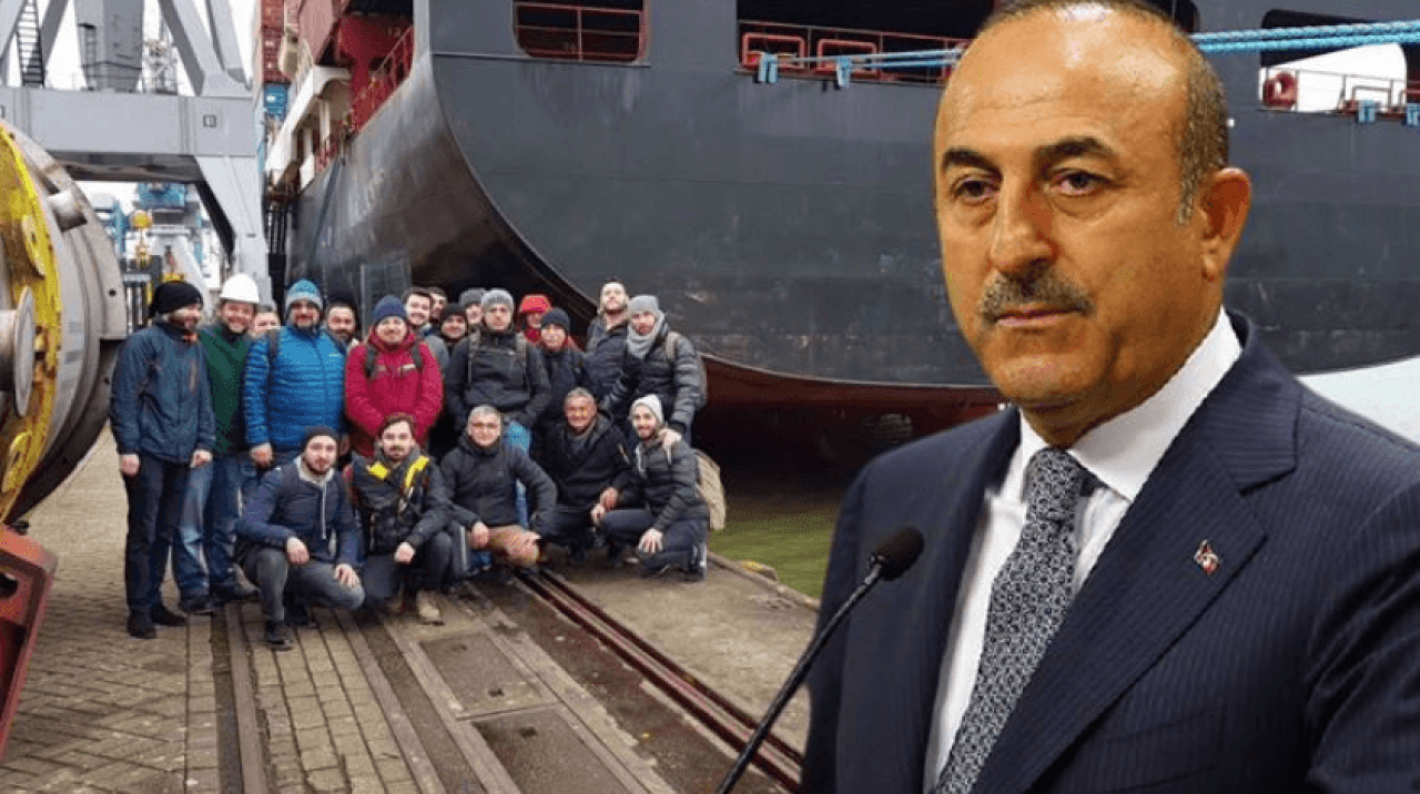 Bakan Mevlüt Çavuşoğlu'ndan kaçırılan gemiye ilişkin açıklama