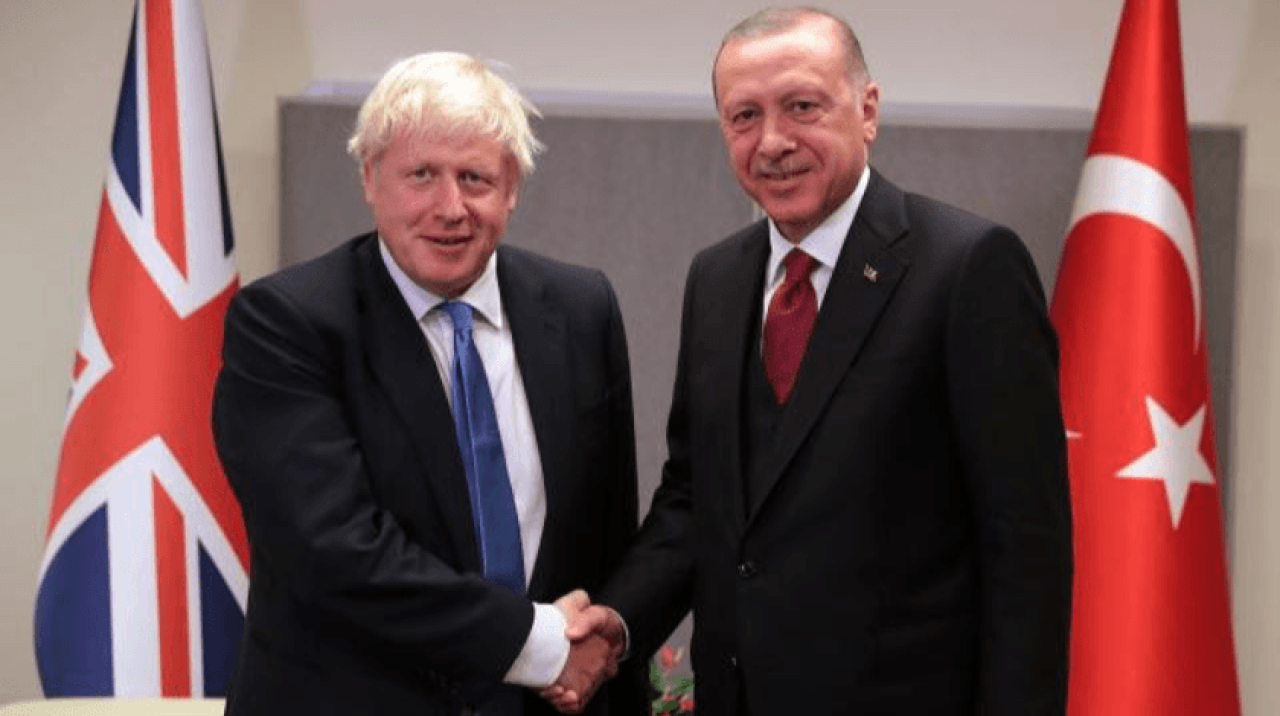 Cumhurbaşkanı Erdoğan İngiltere Başbakanı Johnson ile görüştü