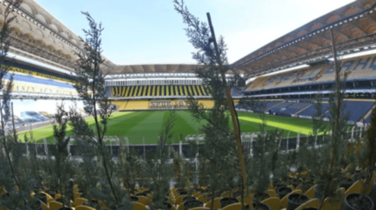 Fenerbahçe Stadı'nda şaşırtan görüntü